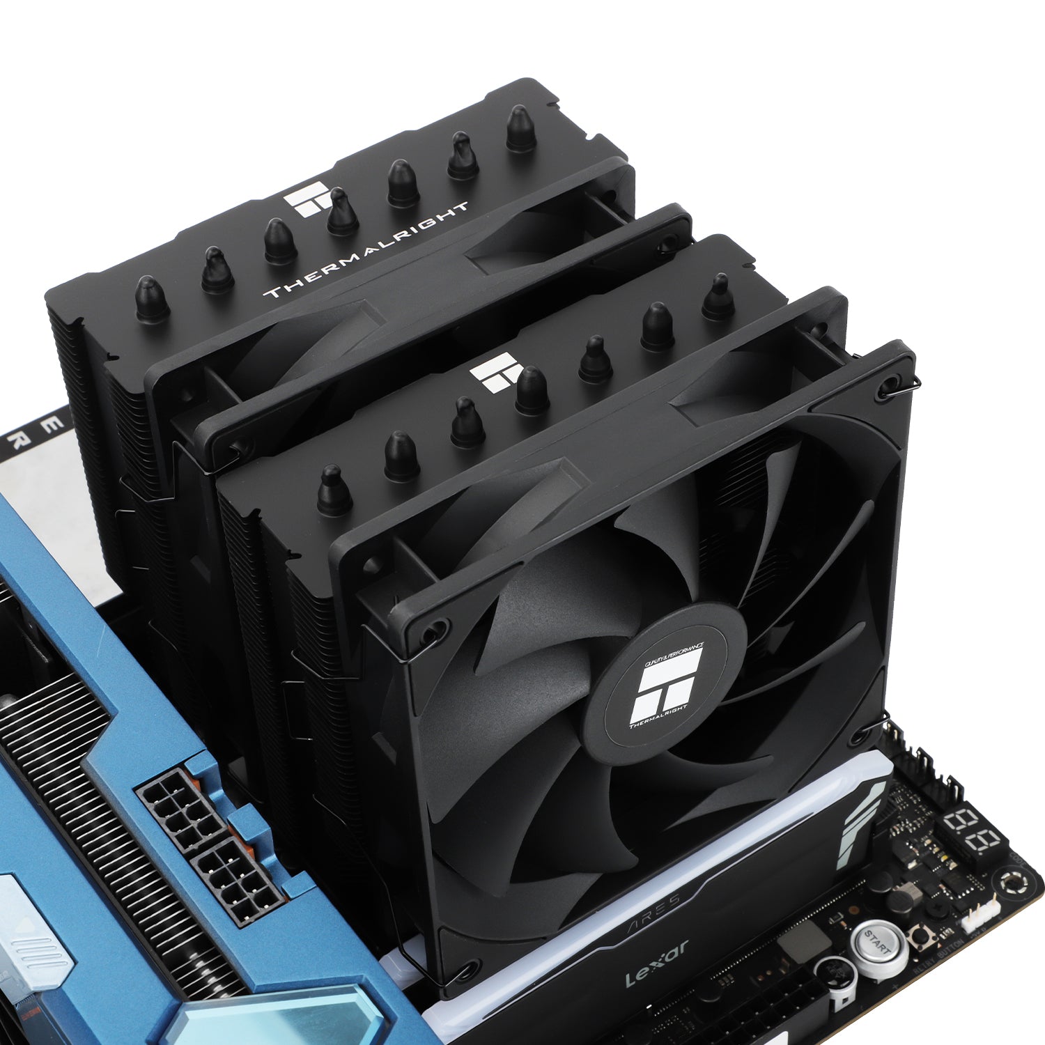 COOLER Thermalright "Phantom Spirit 120 SE Black" skt. Intel si AMD, racire cu aer, vent. 120mm, 1500 rpm, 7 heatpipes, inaltime 154mm, ,"Phantom Spirit 120 SE Black"