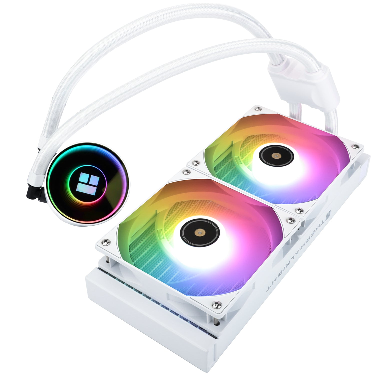 COOLER Thermalright "Frozen Notte 240 Argb V2", skt. Intel si AMD, racire cu lichid, 2 x 120mm, 2000 RPM, ARGB adresabil, alb "Frozen Notte 240 White Argb V2"