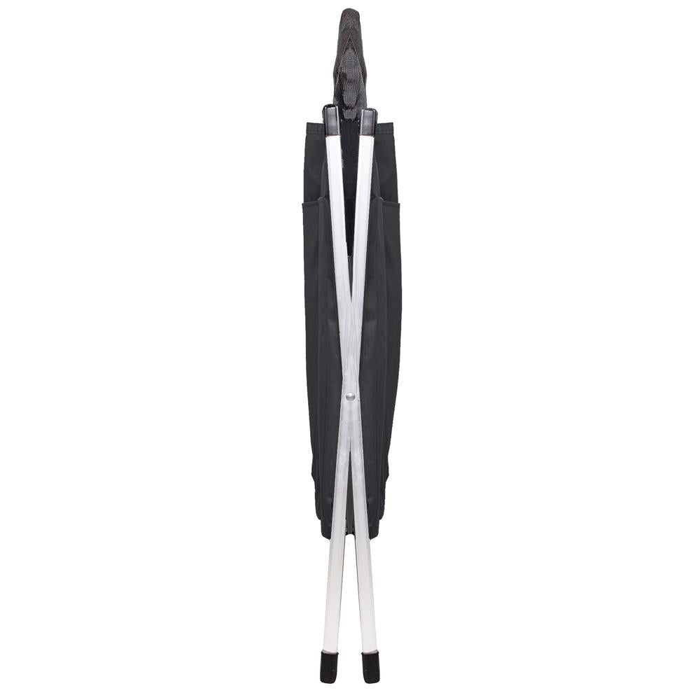 Cos de rufe cu 3 compartimente, cadru aluminiu, 60x40x68cm, 146 litri