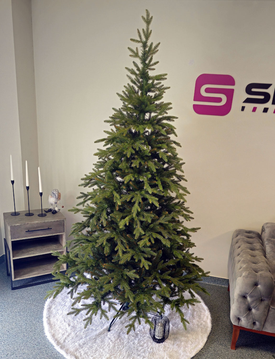 Brad artificial Christmas Deluxe by Sersimo, Nature, 2D+3D, 230cm - 4