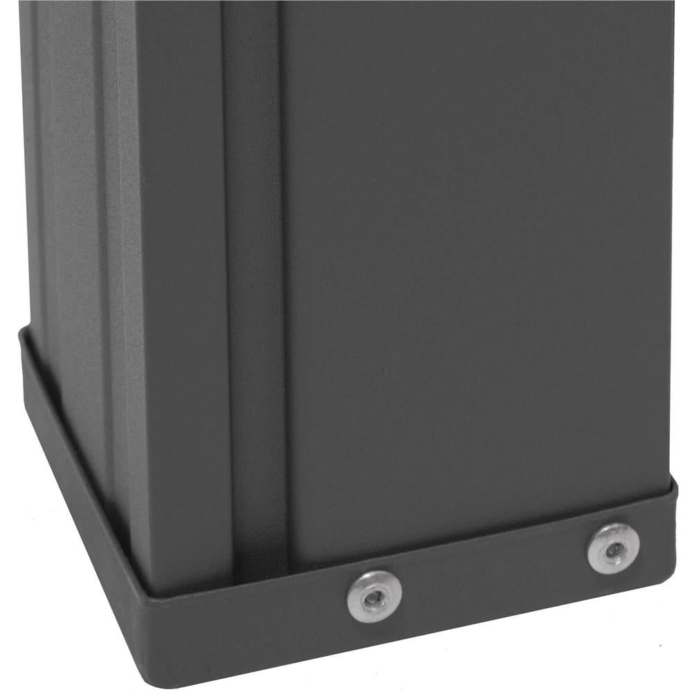 Paravan lateral pentru intimitate, extensibil, sistem fixare inclus, 200x300cm, gri inchis - 9