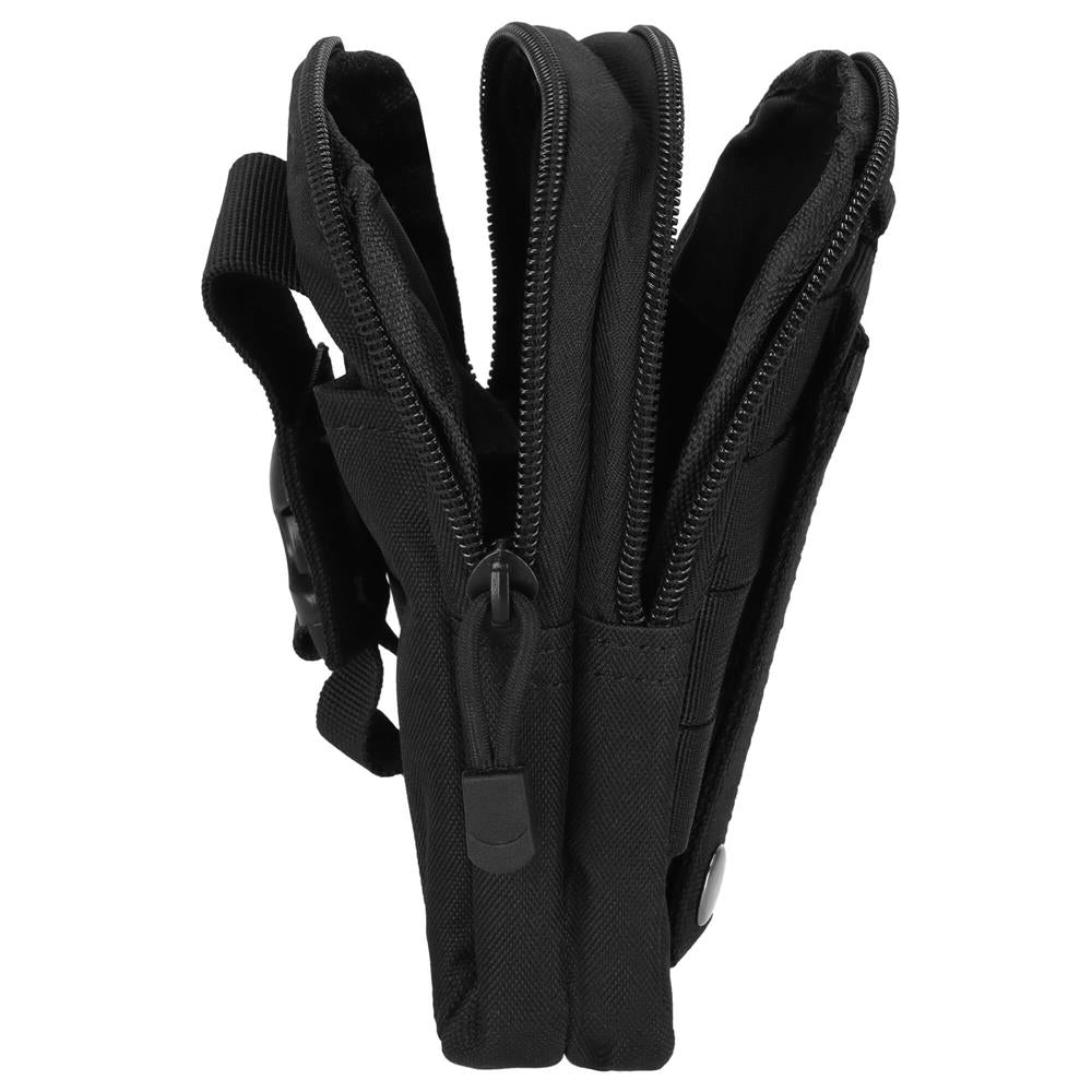 Borseta sport de brau, impermeabila, cu prindere la curea, 18x12x4cm, negru