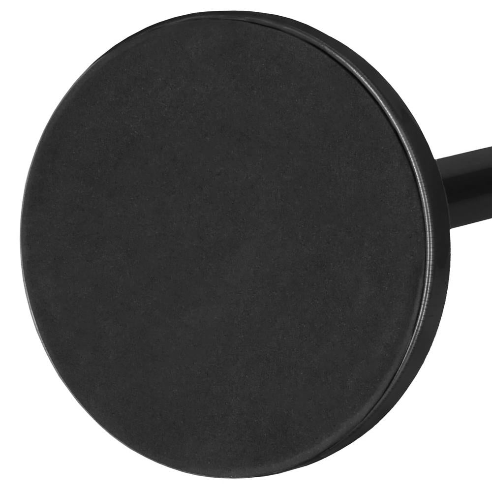 Suport hartie igienica tip tija, 52cm, negru mat - 8