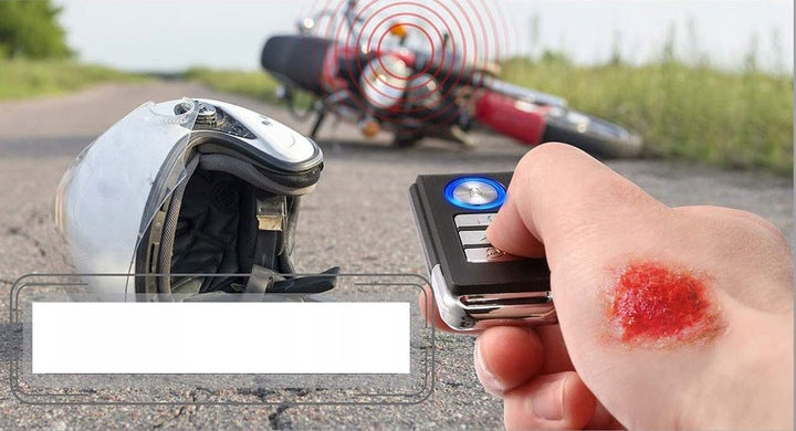 Alarma anti furt pentru biciclete si motociclete, senzor de vibratii, impermeabila, cu telecomanda, 113 db - 7
