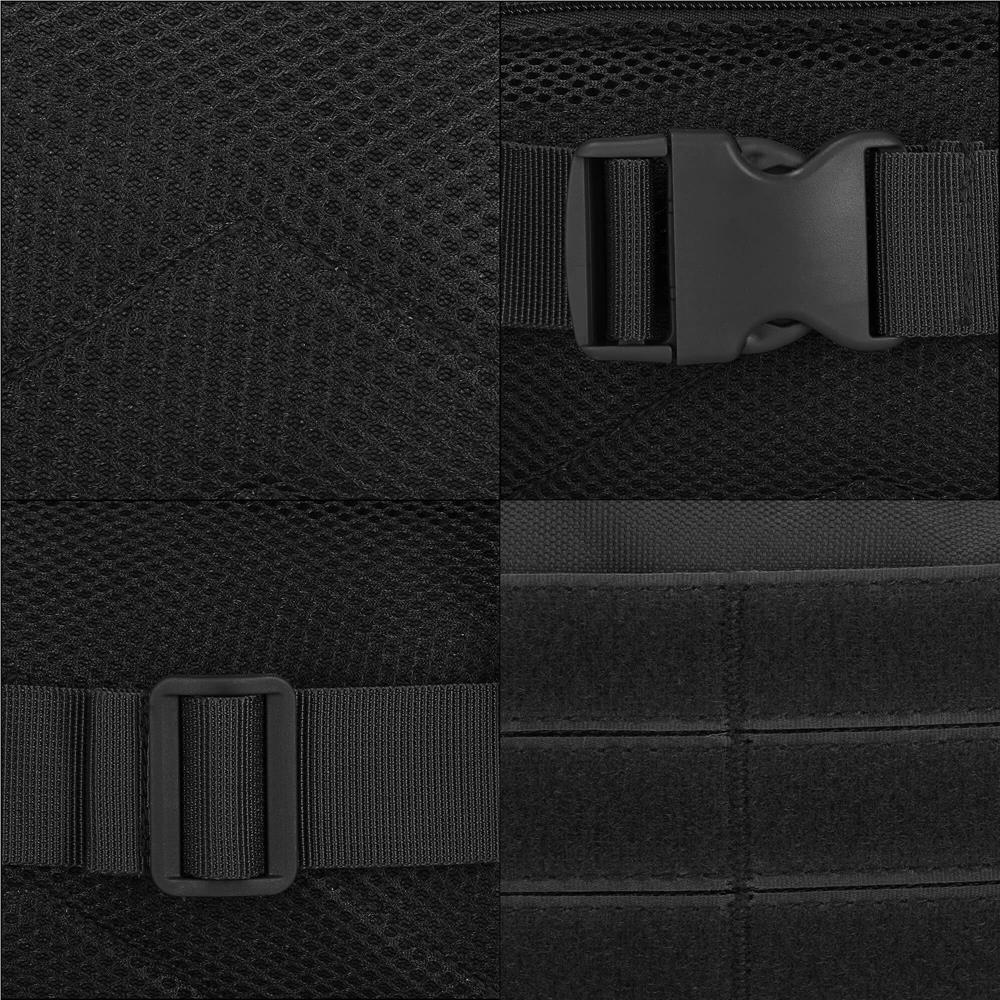 Borseta incapatoare pentru umar sau brau, impermeabila, unisex, 43x15cm, negru