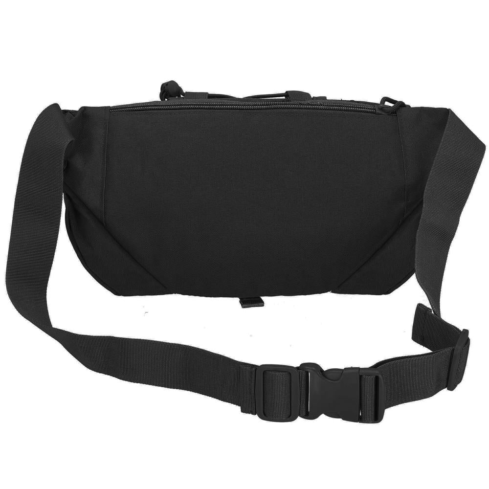 Borseta incapatoare pentru umar sau brau, impermeabila, unisex, 37x19cm, negru