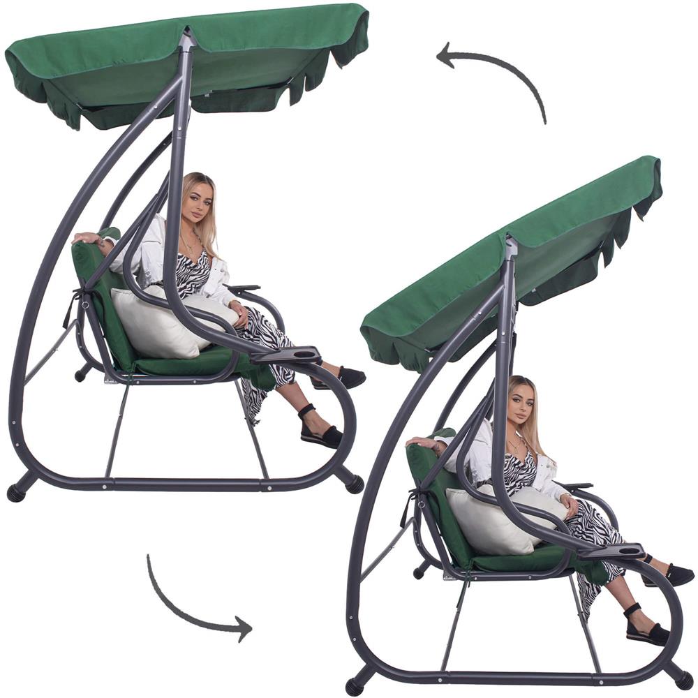 Balansoar leagan pat 3 persoane Sersimo Livorno, greutate maxima 280kg - 10