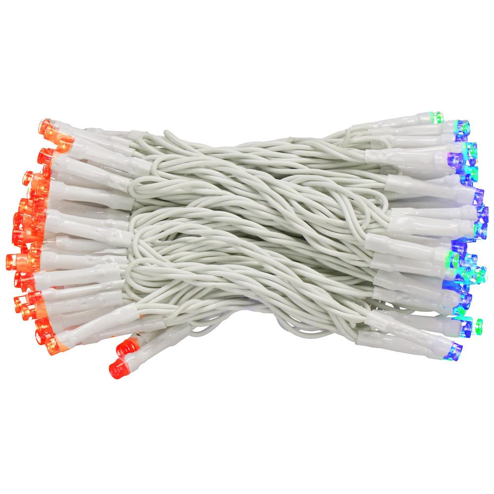 Instalatie lumini de exterior pentru gradina, 10.5 metri, 100 LED-uri, cu baterii, multicolor