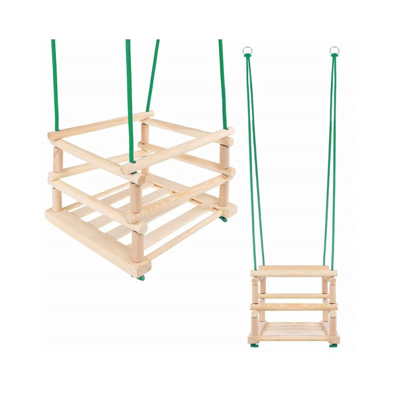 Leagan pentru copii din lemn, 33x34x25cm, maxim 70kg