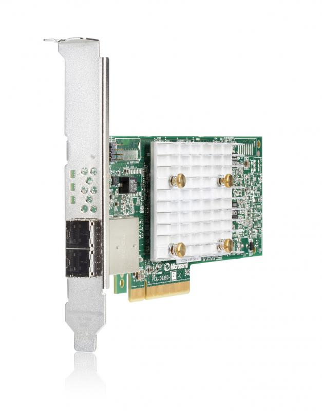 CONTROLLER RAID HP, E208e-P SR Gen10, port SAS extern x 8 (2 x 4 Mini-SAS HD), 12 Gb/s, PCIe 3.0, 