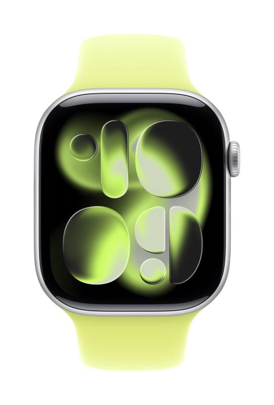Apple Watch 46mm Neon Yellow Sport Band - S/M