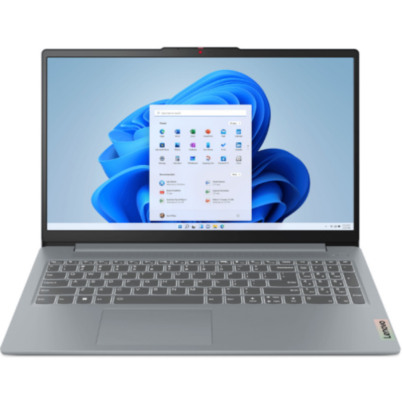 Lenovo 15.6 IdeaPad Slim 3 15AMN8, FHD, Procesor AMD Ryzen™ 5 7520U (4M Cache, up to 4.3 GHz), 16GB LPDDR5, 512GB SSD, AMD Radeon 610M, No OS, Arctic Grey 
