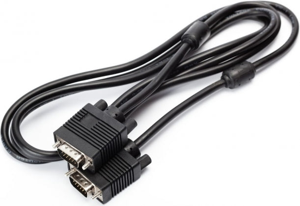 CABLU video SPACER, VGA (T) la VGA (T), 1.8m, cupru, ecranat, negru, "SPC-VGA-6"