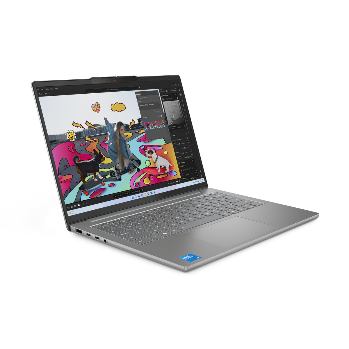 14 IdeaPad Slim 5 14IRH10, WUXGA IPS, Procesor Intel® CoreTM i5-13420H (12M Cache, up to 4.60 GHz), 32GB DDR5, 1TB SSD, Intel UHD, No OS, Luna Grey 