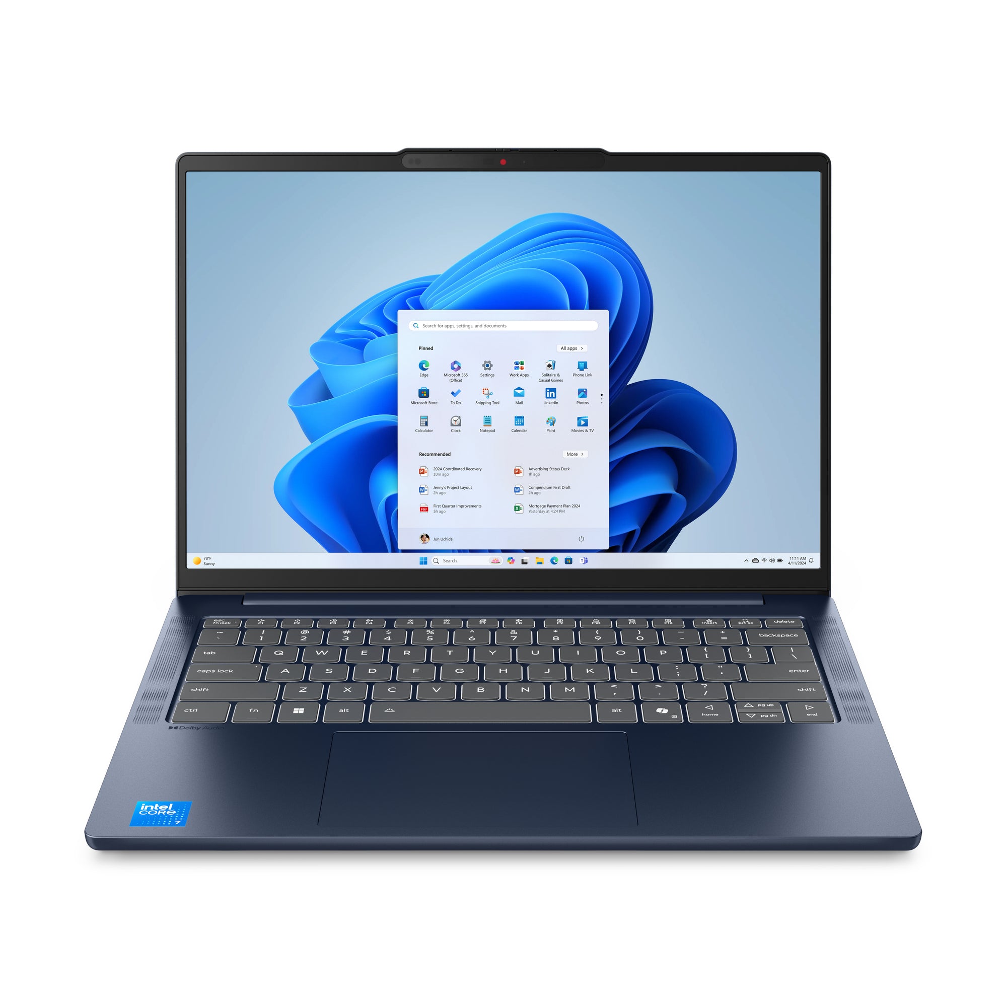 14 IdeaPad Slim 5 14IRH10R, WUXGA OLED, Procesor Intel® CoreTM 7 240H (24M Cache, up to 5.20 GHz), 32GB DDR5, 1TB SSD, Intel Graphics, No OS, Cosmic Blue "83J0003VRM" (timbru verde 3.5 lei)