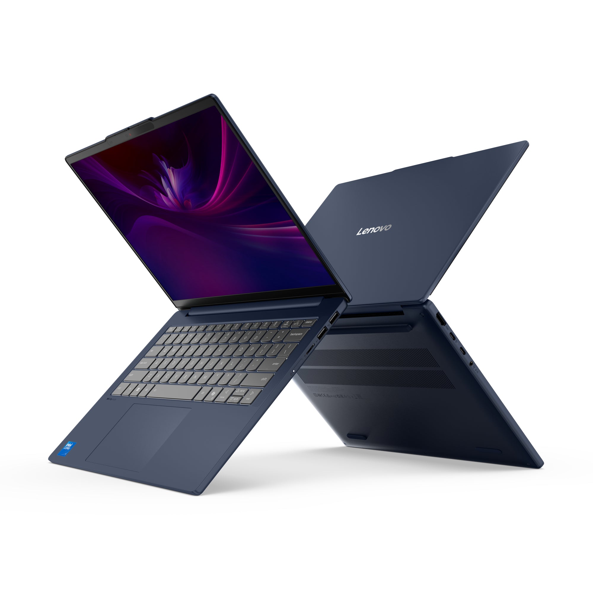 14 IdeaPad Slim 5 14IRH10R, WUXGA OLED, Procesor Intel® CoreTM 7 240H (24M Cache, up to 5.20 GHz), 32GB DDR5, 1TB SSD, Intel Graphics, No OS, Cosmic Blue "83J0003VRM" (timbru verde 3.5 lei)