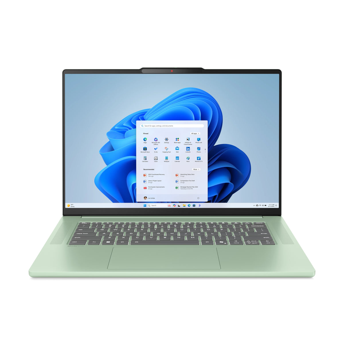 15.1 IdeaPad Slim 5 15ARP10, WQXGA OLED 165Hz, Procesor AMD RyzenTM 7 7735HS (16M Cache, up to 4.75 GHz), 16GB LPDDR5X, 1TB SSD, AMD Radeon 680M, No OS, Seafoam Green 
