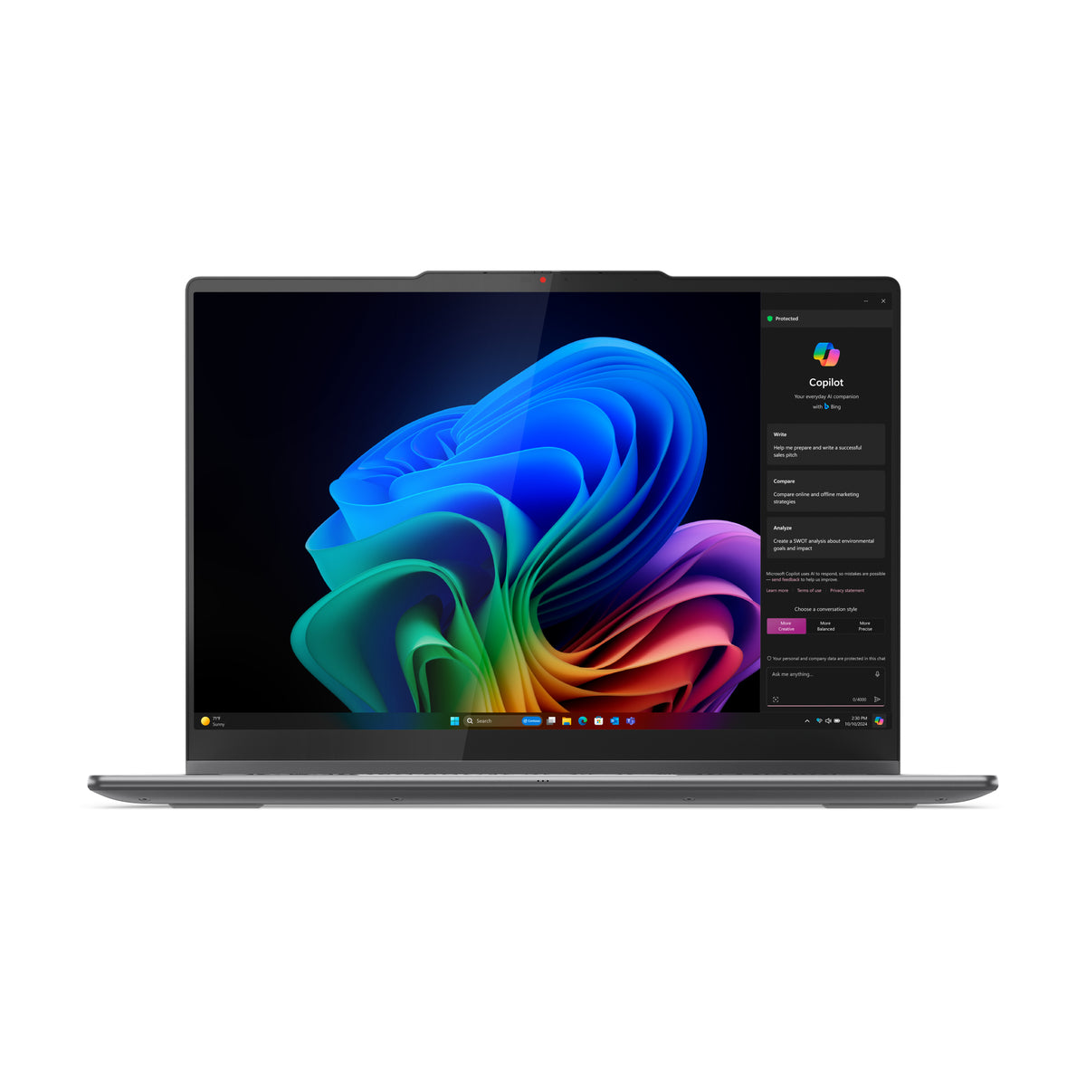14 Yoga 7 2-in-1 14ILL10, 2.8K OLED 120Hz Touch, Procesor Intel® CoreTM Ultra 7 258V, 32GB LPDDR5X, 1TB SSD, Intel Arc 140V, Win 11 Pro, Luna Grey, 3Yr Onsite Premium Care 