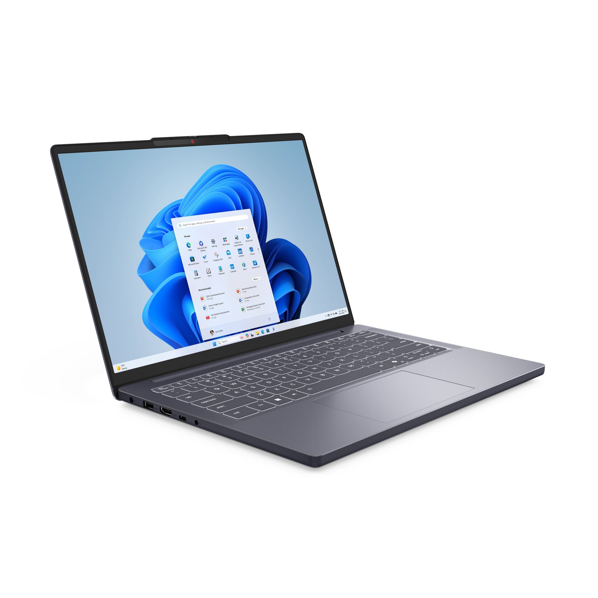 14 IdeaPad Slim 3 14IRH10, WUXGA OLED, Procesor Intel® Core™ i7-13620H (24M Cache, up to 4.90 GHz), 16GB DDR5, 1TB SSD, Intel UHD, No OS, Luna Grey "83K000DJRM" (timbru verde 3.5 lei)