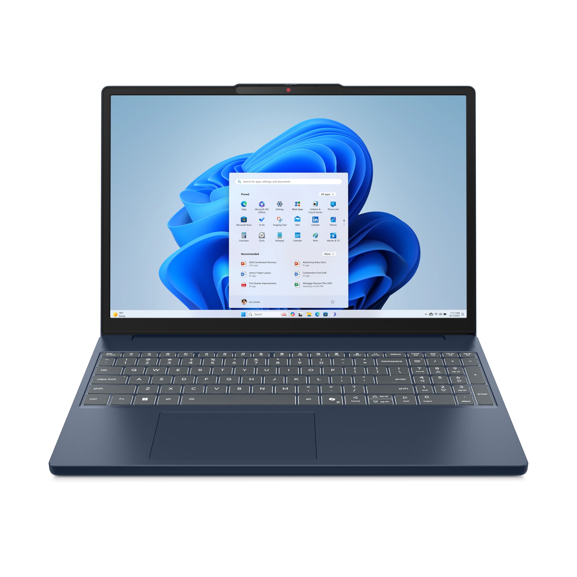 15.3 IdeaPad Slim 3 15AHP10, WUXGA IPS, Procesor AMD RyzenTM 7 8840HS (16M Cache, up to 5.10 GHz), 16GB DDR5, 1TB SSD, AMD Radeon 780M, No OS, Cosmic Blue "83KA006GRM"