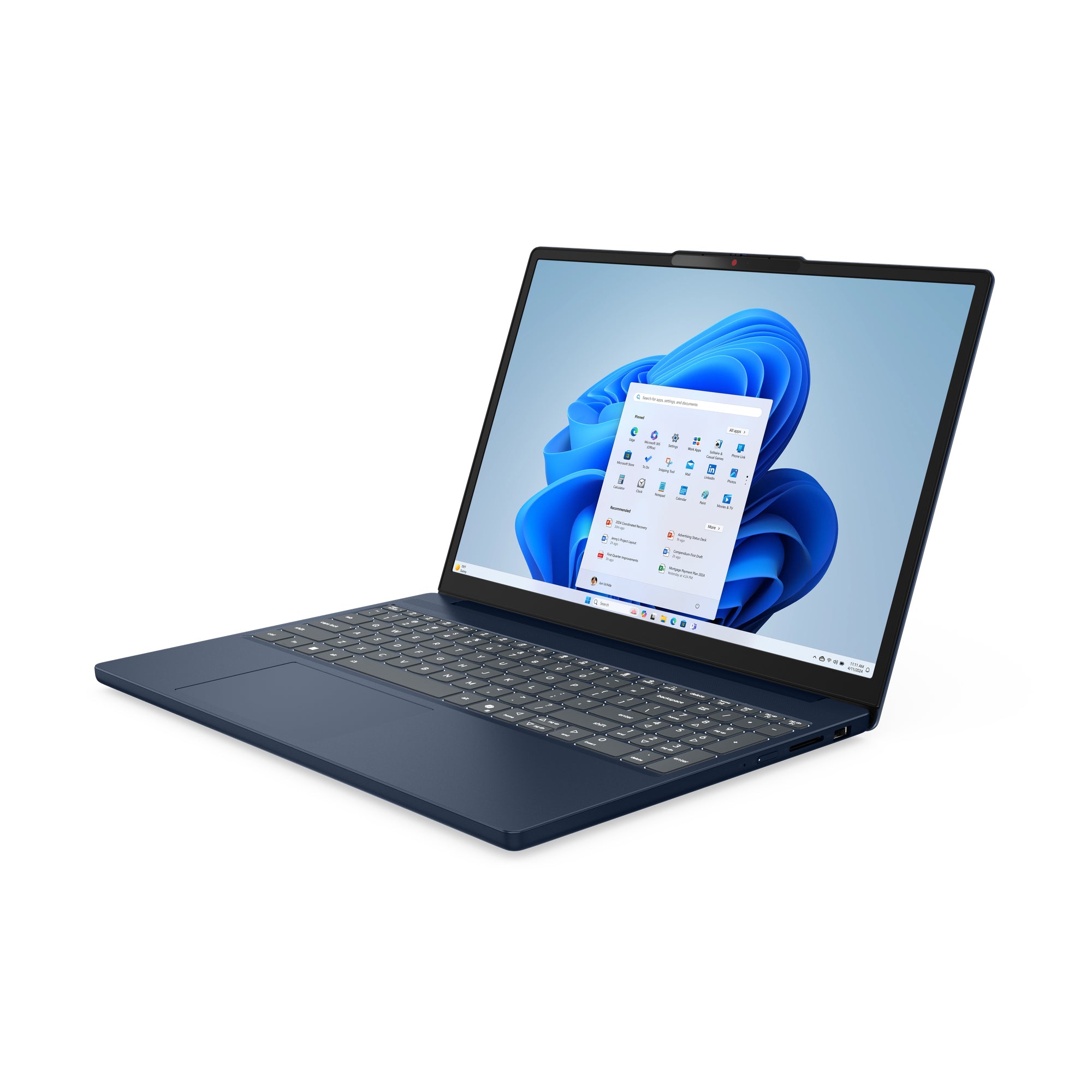 15.3 IdeaPad Slim 3 15AHP10, WUXGA IPS, Procesor AMD RyzenTM 7 8840HS (16M Cache, up to 5.10 GHz), 16GB DDR5, 1TB SSD, AMD Radeon 780M, No OS, Cosmic Blue "83KA006GRM"