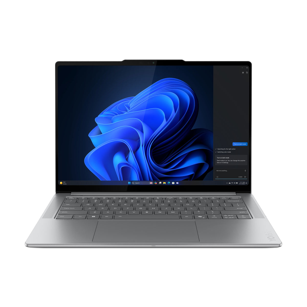 Lenovo 14.5 Yoga Pro 7 14IAH10, 3K OLED 120Hz Touch, Procesor Intelxxxx CoreTM Ultra 7 255H, 32GB LPDDR5X, 1TB SSD, Intel Arc 140T, Win 11 Home, Luna Grey, 3Yr 