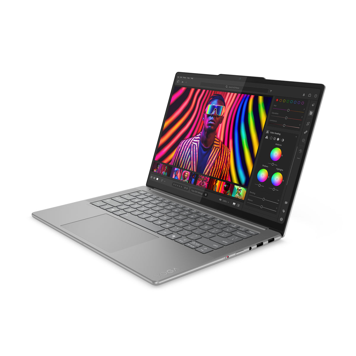 Lenovo 14.5 Yoga Pro 7 14IAH10, 3K OLED 120Hz Touch, Procesor Intelxxxx CoreTM Ultra 7 255H, 32GB LPDDR5X, 1TB SSD, Intel Arc