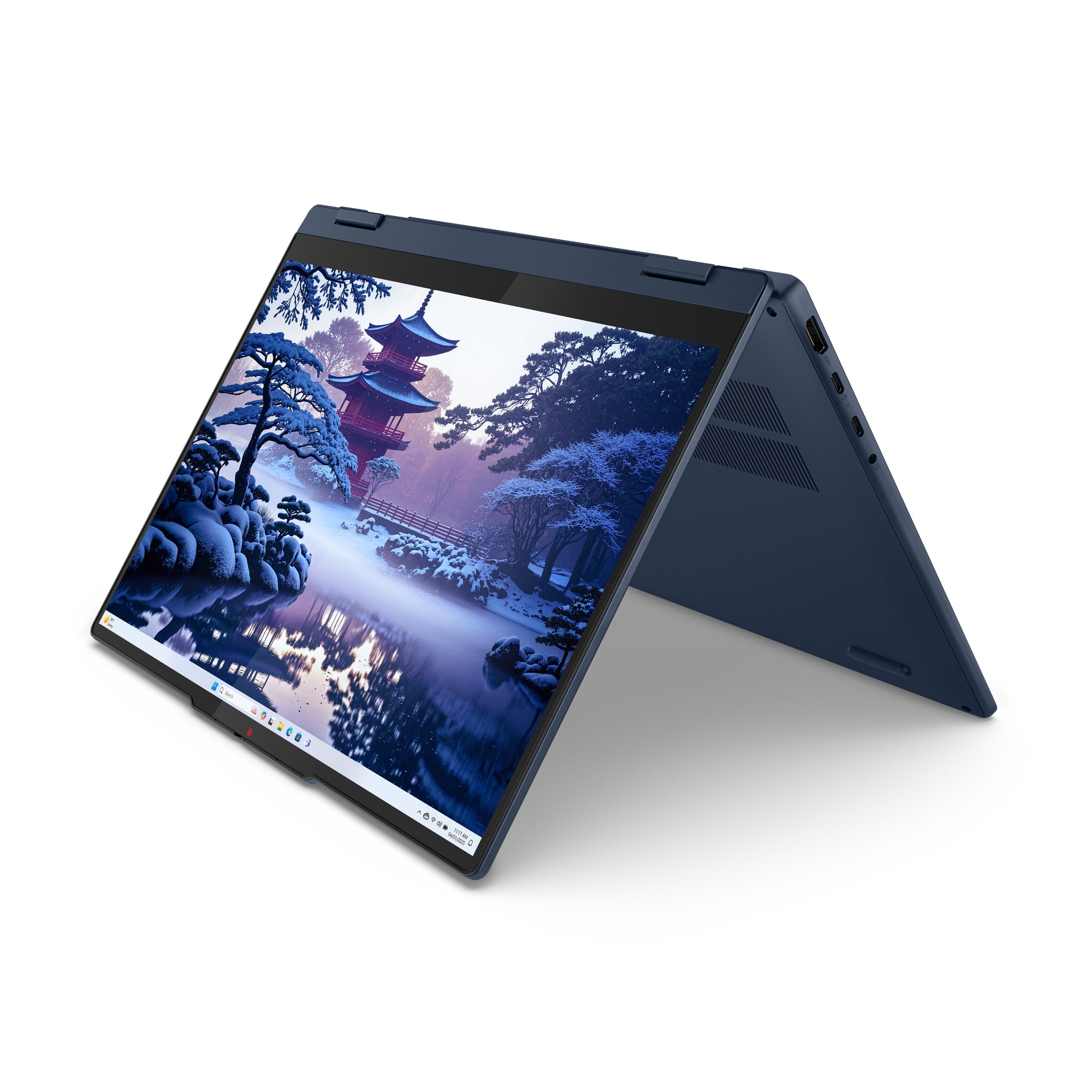 14 IdeaPad 5 2-in-1 14IAL10, WUXGA OLED Touch, Procesor Intel® CoreTM Ultra 5 225H (18M Cache, up to 4.90 GHz), 16GB LPDDR5X, 1TB SSD, Intel Arc 130T, No OS, Cosmic Blue "83KR0029RM" (timbru verde 3.5 lei)