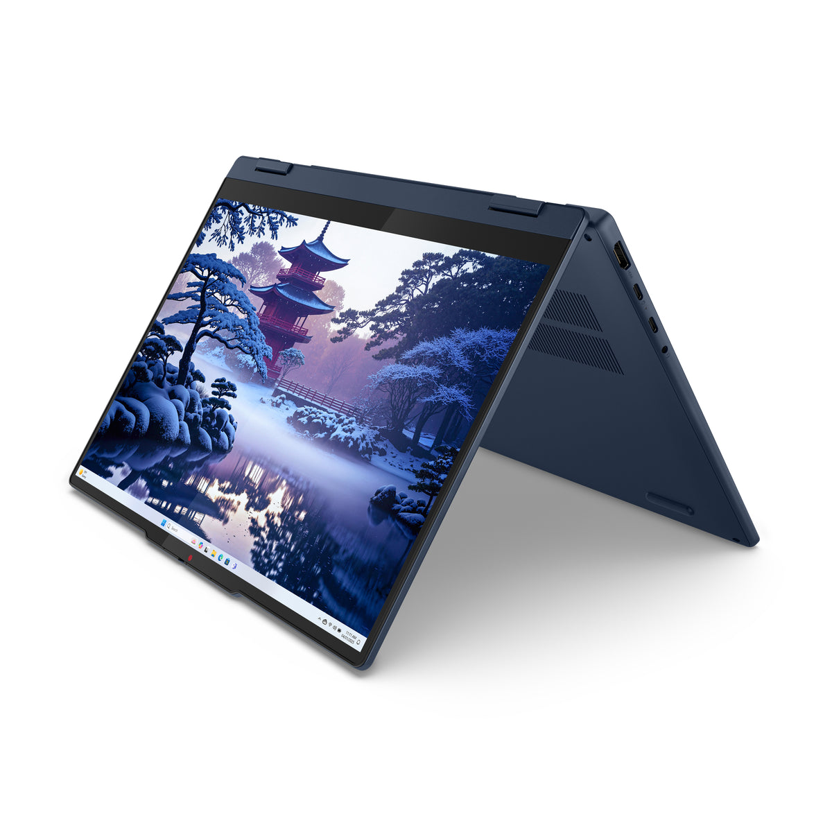 14 IdeaPad 5 2-in-1 14IAL10, WUXGA OLED Touch, Procesor Intel® CoreTM Ultra 5 225H (18M Cache, up to 4.90 GHz), 16GB LPDDR5X, 1TB SSD, Intel Arc 130T, No OS, Cosmic Blue 