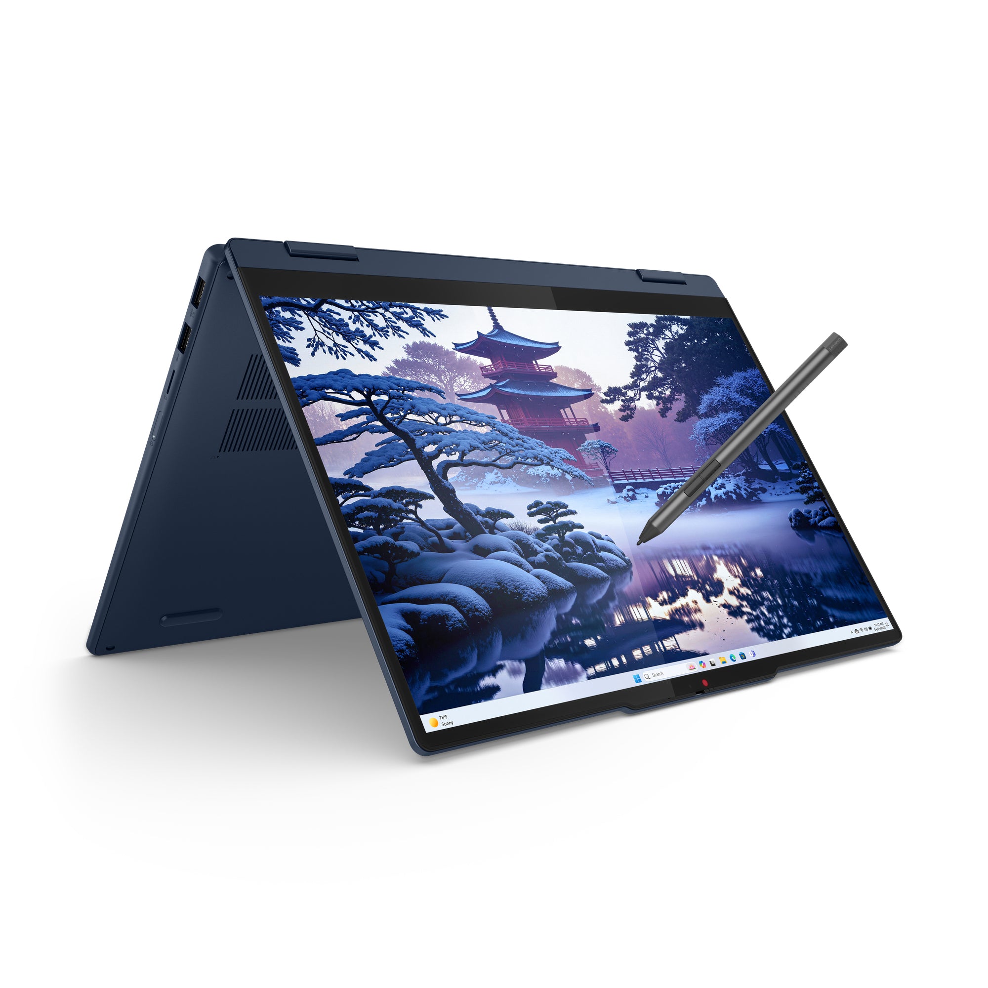 14 IdeaPad 5 2-in-1 14IAL10, WUXGA OLED Touch, Procesor Intel® CoreTM Ultra 5 225H (18M Cache, up to 4.90 GHz), 16GB LPDDR5X, 1TB SSD, Intel Arc 130T, No OS, Cosmic Blue "83KR0029RM" (timbru verde 3.5 lei)