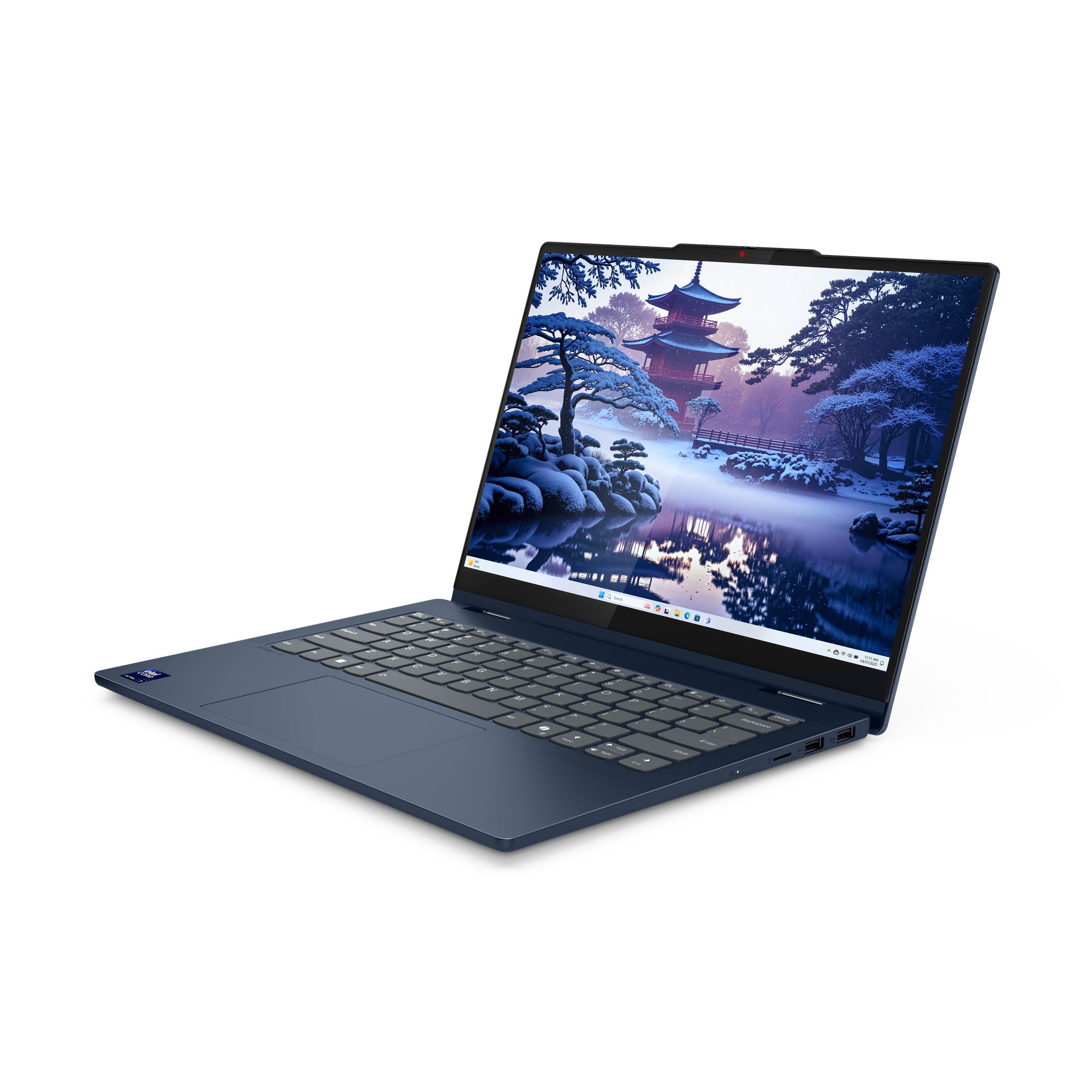 14 IdeaPad 5 2-in-1 14IAL10, WUXGA OLED Touch, Procesor Intel® CoreTM Ultra 5 225H (18M Cache, up to 4.90 GHz), 16GB LPDDR5X, 1TB SSD, Intel Arc 130T, No OS, Cosmic Blue "83KR0029RM" (timbru verde 3.5 lei)