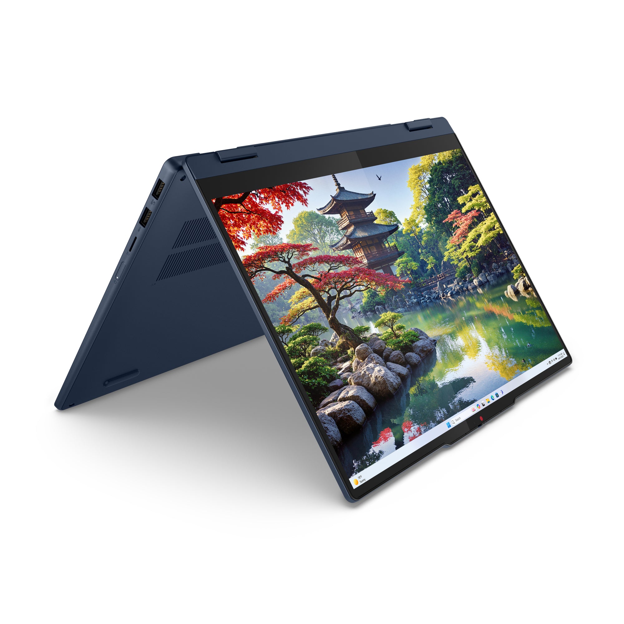 14 IdeaPad 5 2-in-1 14IAL10, WUXGA OLED Touch, Procesor Intel® CoreTM Ultra 5 225H (18M Cache, up to 4.90 GHz), 16GB LPDDR5X, 1TB SSD, Intel Arc 130T, No OS, Cosmic Blue "83KR0029RM" (timbru verde 3.5 lei)