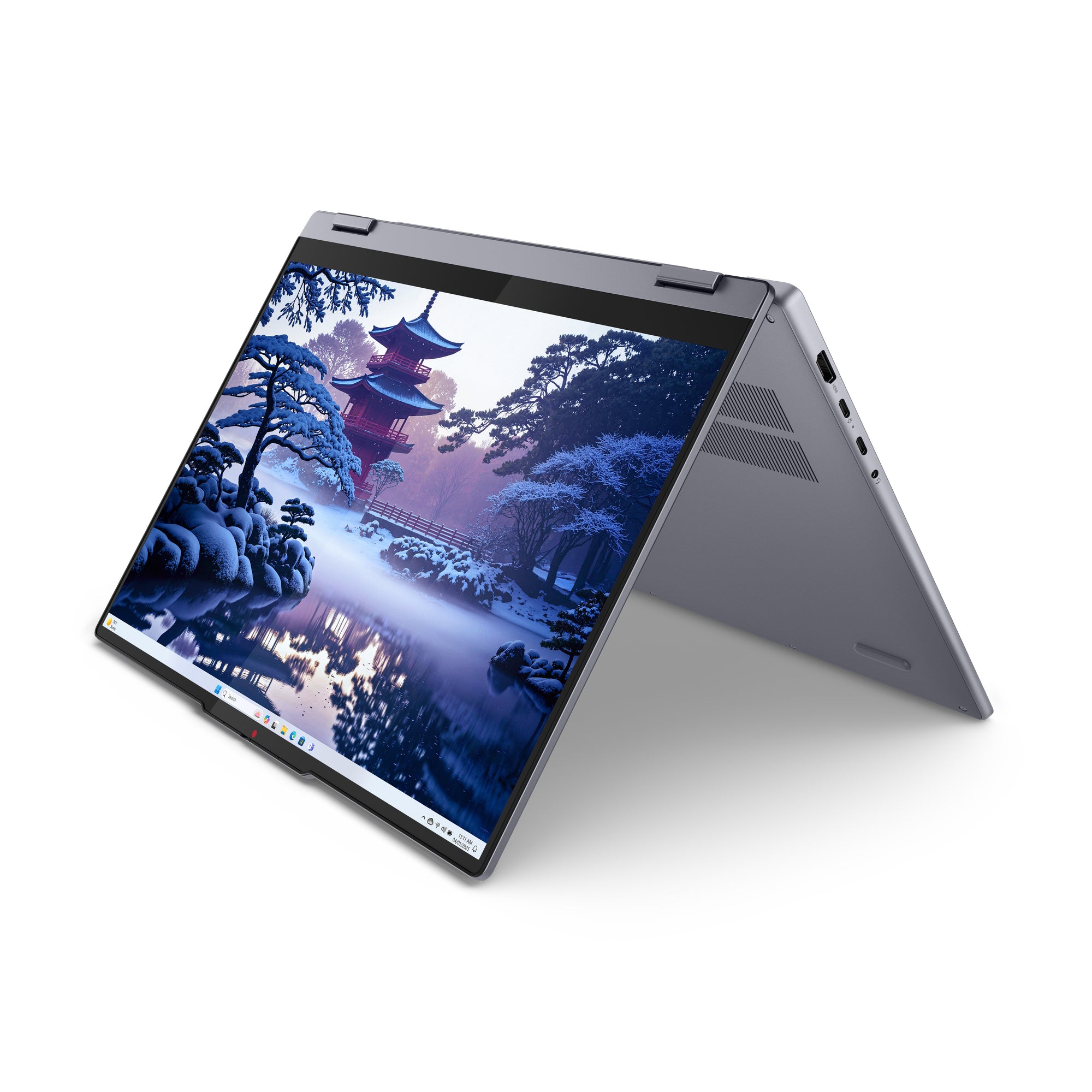 16 IdeaPad 5 2-in-1 16IAL10, WUXGA IPS Touch, Procesor Intelxxxx CoreTM Ultra 7 255H, 16GB LPDDR5X, 1TB SSD, Intel Arc 140T, Win 11 Home, Luna Grey "83KS001DRM" ((timbru verde 3.5 lei)