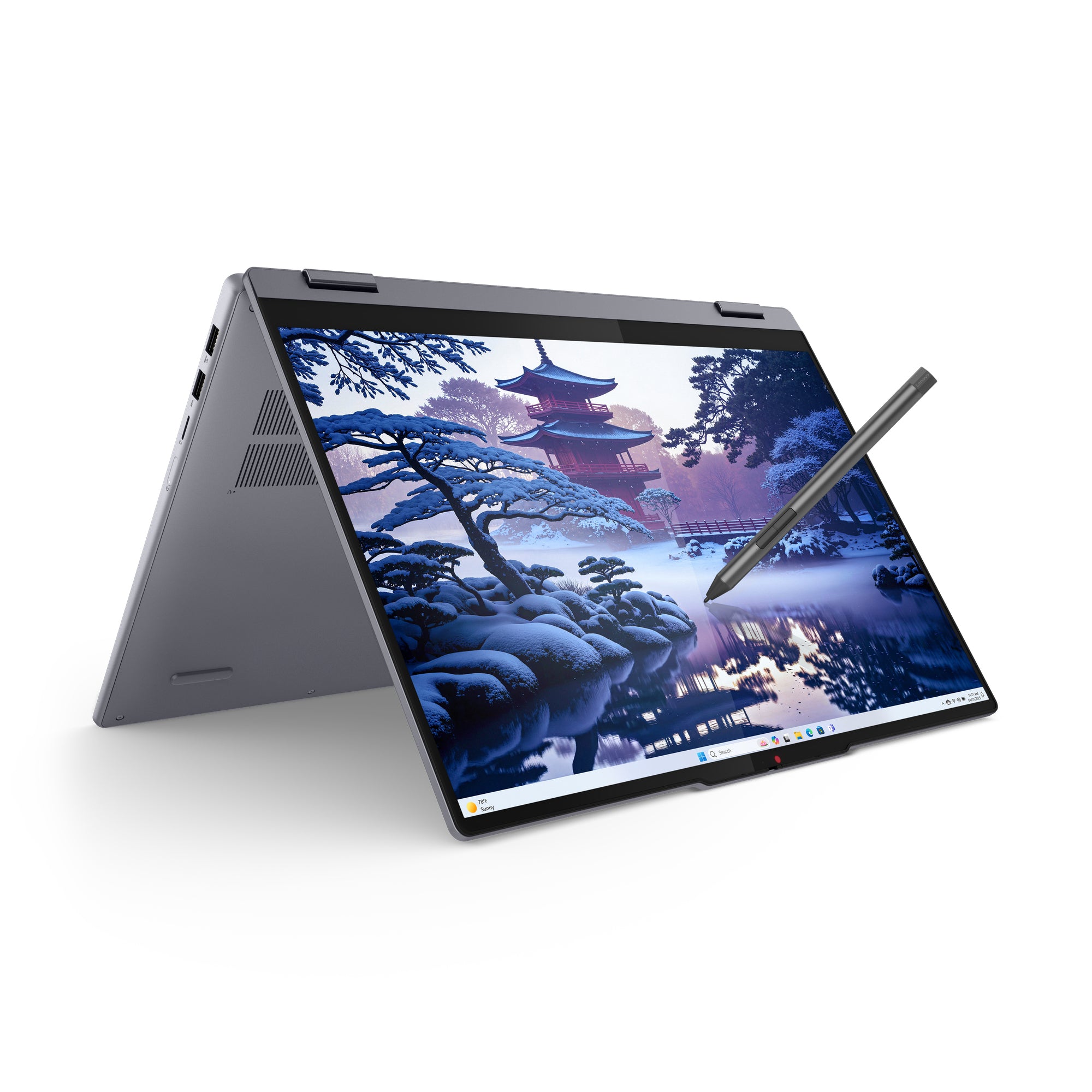 16 IdeaPad 5 2-in-1 16IAL10, WUXGA IPS Touch, Procesor Intelxxxx CoreTM Ultra 7 255H, 16GB LPDDR5X, 1TB SSD, Intel Arc 140T, Win 11 Home, Luna Grey "83KS001DRM" ((timbru verde 3.5 lei)