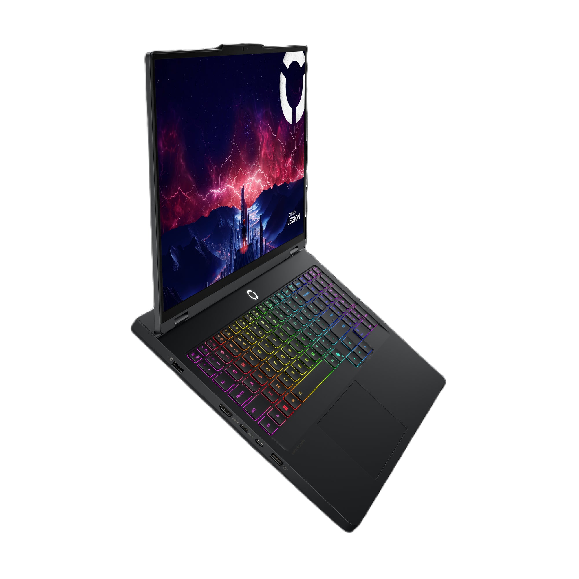 Gaming 16 Legion Pro 5 16ADR10, WQXGA IPS 240Hz, Procesor AMD RyzenTM 9 8940HX, 16GB DDR5, 1TB SSD, GeForce RTX 5060 8GB, No OS, Eclipse Black, 3Yr Onsite Premium Care "83LT006RRM" (timbru verde 3.5 lei)