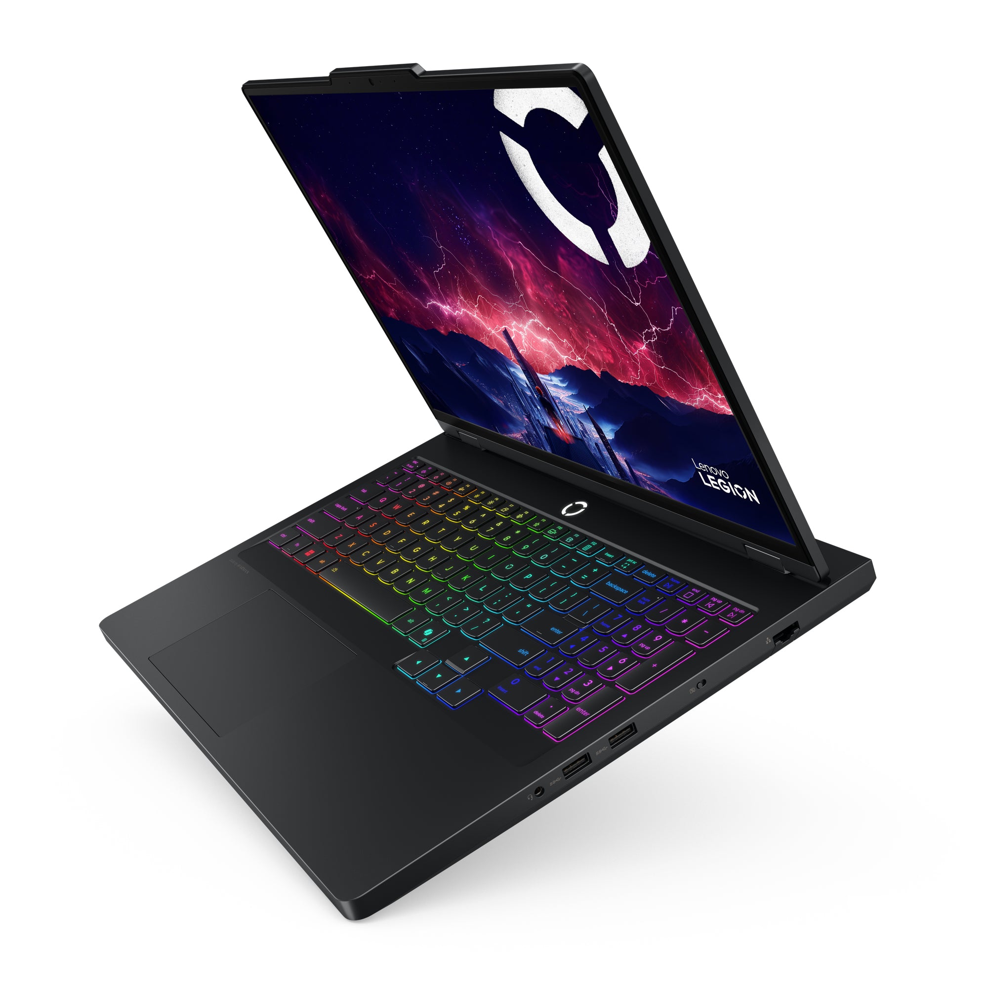 Gaming 16 Legion Pro 5 16ADR10, WQXGA IPS 240Hz, Procesor AMD RyzenTM 9 8940HX, 16GB DDR5, 1TB SSD, GeForce RTX 5060 8GB, No OS, Eclipse Black, 3Yr Onsite Premium Care "83LT006RRM" (timbru verde 3.5 lei)