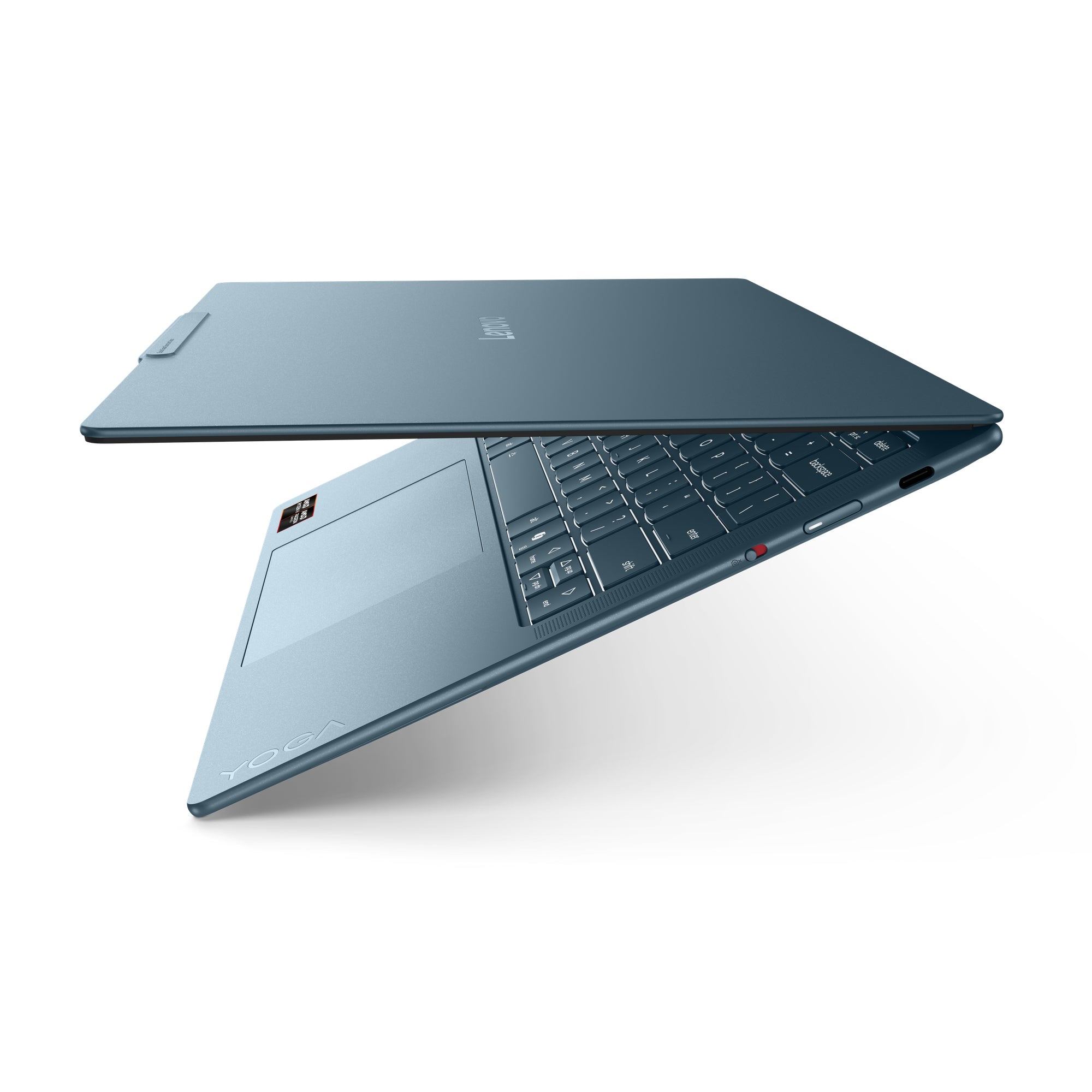 14 Yoga Slim 7 14AGP11, 2.8K OLED 120Hz, Procesor AMD RyzenTM AI 7 445, 32GB LPDDR5X, 1TB SSD, AMD Radeon 840M, Win 11 Home, Tidal Teal, 3Yr Onsite Premium Care "83QS002PRM" (timbru verde 3.5 lei)