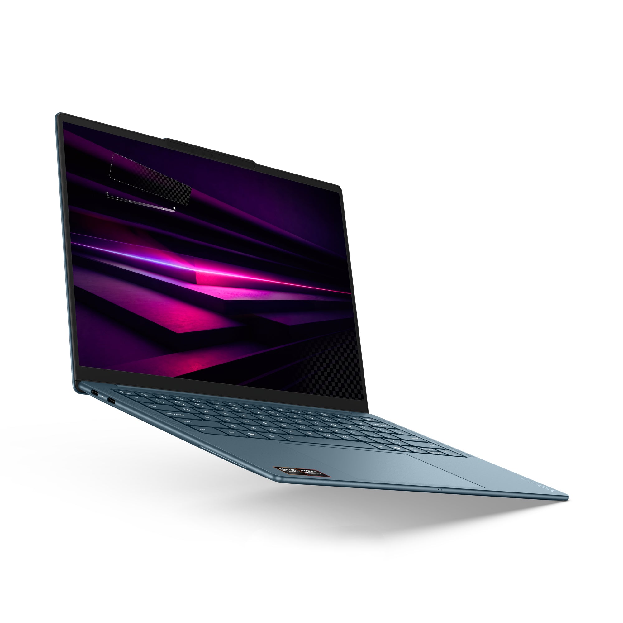 14 Yoga Slim 7 14AGP11, 2.8K OLED 120Hz, Procesor AMD RyzenTM AI 7 445, 32GB LPDDR5X, 1TB SSD, AMD Radeon 840M, Win 11 Home, Tidal Teal, 3Yr Onsite Premium Care "83QS002PRM" (timbru verde 3.5 lei)