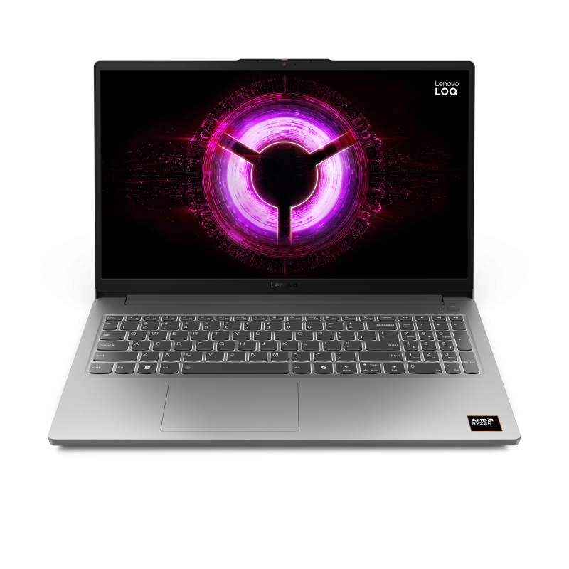Gaming 15.6 LOQ 15ARP10E, FHD IPS 144Hz, Procesor AMD RyzenTM 7 170 (16M Cache, up to 4.75 GHz), 16GB DDR5, 512GB SSD, GeForce RTX 3050 6GB, No OS, Luna Grey "83S000BDRM"