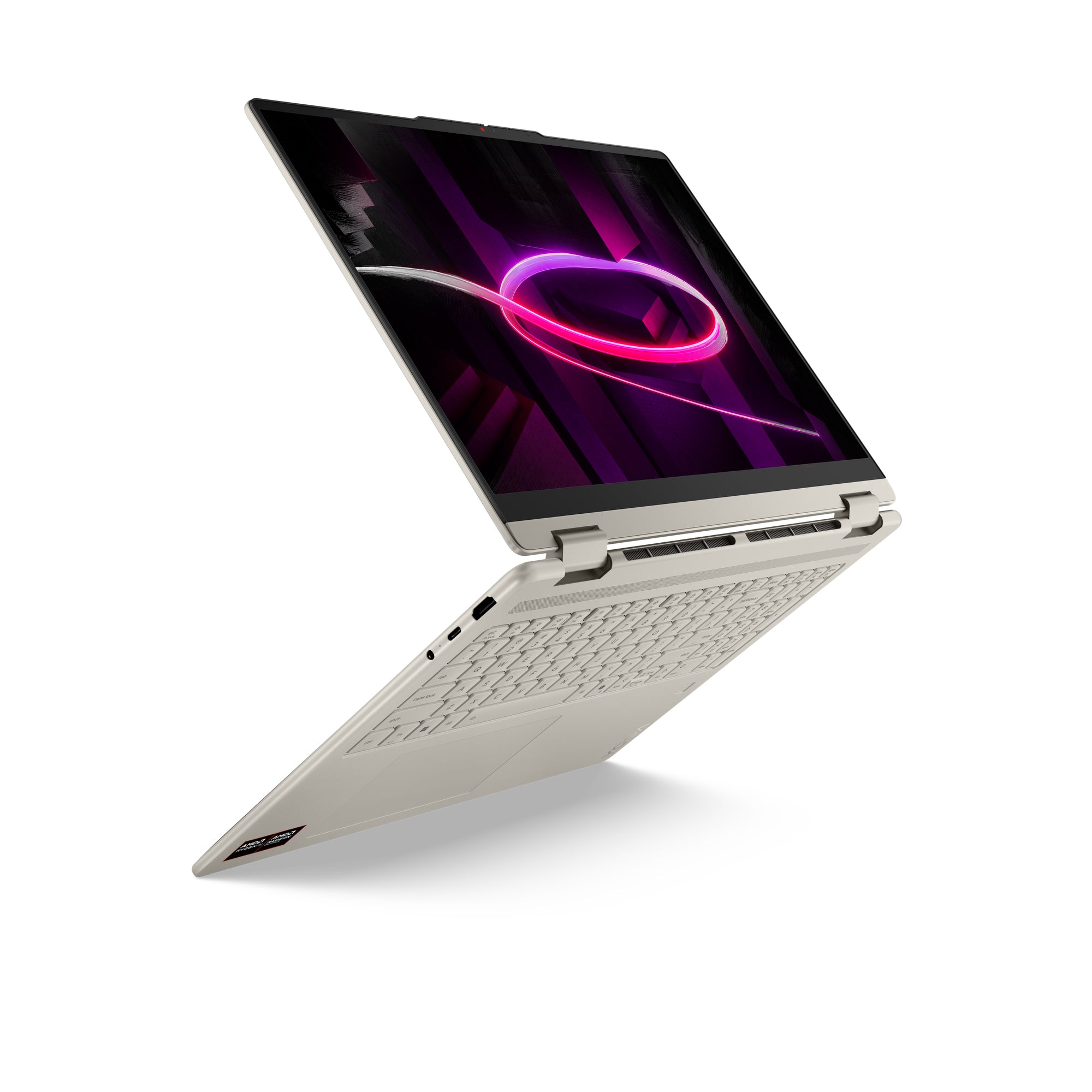 16 Yoga 7 2-in-1 16AGP11, WUXGA OLED Touch, Procesor AMD RyzenTM AI 7 445, 16GB LPDDR5X, 1TB SSD, AMD Radeon 840M, No OS, Seashell, 3Yr Onsite Premium Care "83TF001XRM" (timbru verde 3.5 lei)