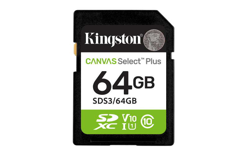 Card de Memorie SDXC Kingston 64GBCanvas Select Plus