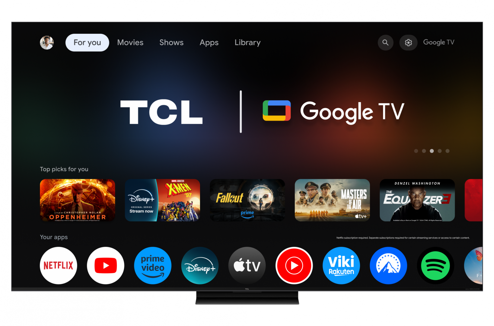 Mini LED TV 4K 85(215 cm) TCL 85Q7C "85Q7C"
