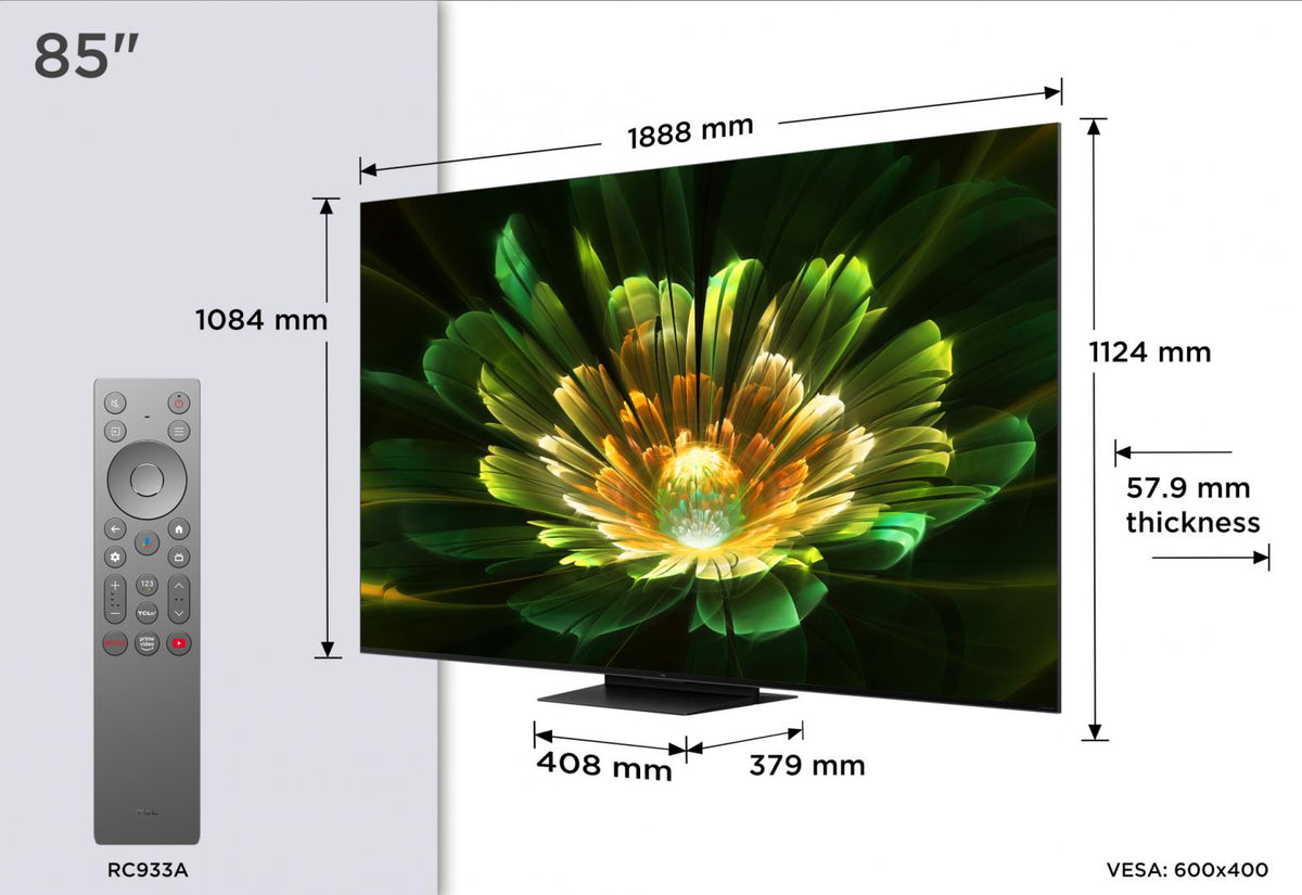 Mini LED TV 4K 85(215 cm) TCL 85Q7C 