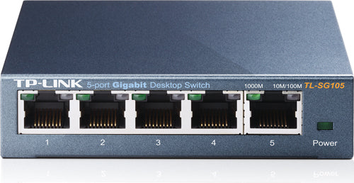 SWITCH TP-LINK 5 porturi Gigabit. carcasa metalica "TL-SG105"