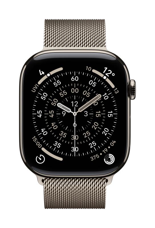 Apple AW BAND 46MM MILANESE NATURAL M/L