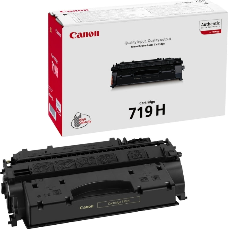 Toner Original Canon Black, CRG-719H, pentru LBP-251|LBP-252|LBP-253|LBP-6300|LBP-6310|LBP-6650|LBP-6670|LBP-6680|MF-5840|MF-5880|MF-5940|MF-5980|MF-6140|MF-6180|MF-411|MF-416|MF-418|MF-419, 6.4K, , "CR3480B002AA"