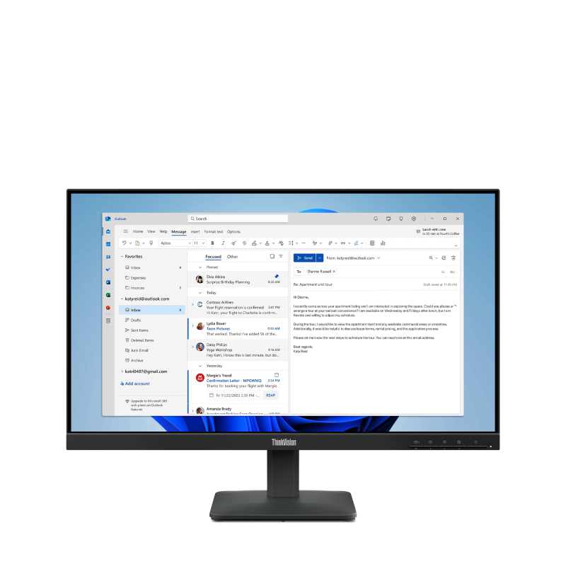 Lenovo ThinkVision S24-4e 23.8" FHD IPS 3Y