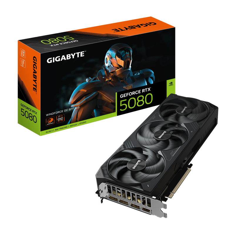 Gigabyte VGA GB GF RTX 5080 WINDFORCE OC SFF 16G