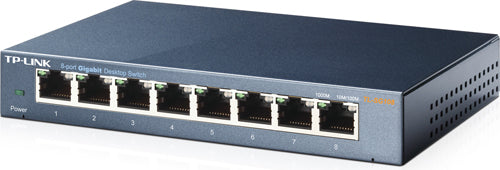 SWITCH TP-LINK 8 porturi Gigabit. carcasa metalica "TL-SG108"