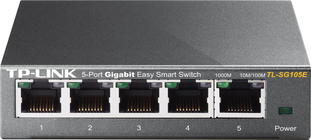SWITCH TP-LINK 5 porturi Gigabit. carcasa metalica "TL-SG105E"